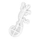 thumbnail image 3 of GOOHOCHY Molde de resina en forma de gecko 3D Diy Moldura de adorno de pared de la pared, 3 of 7