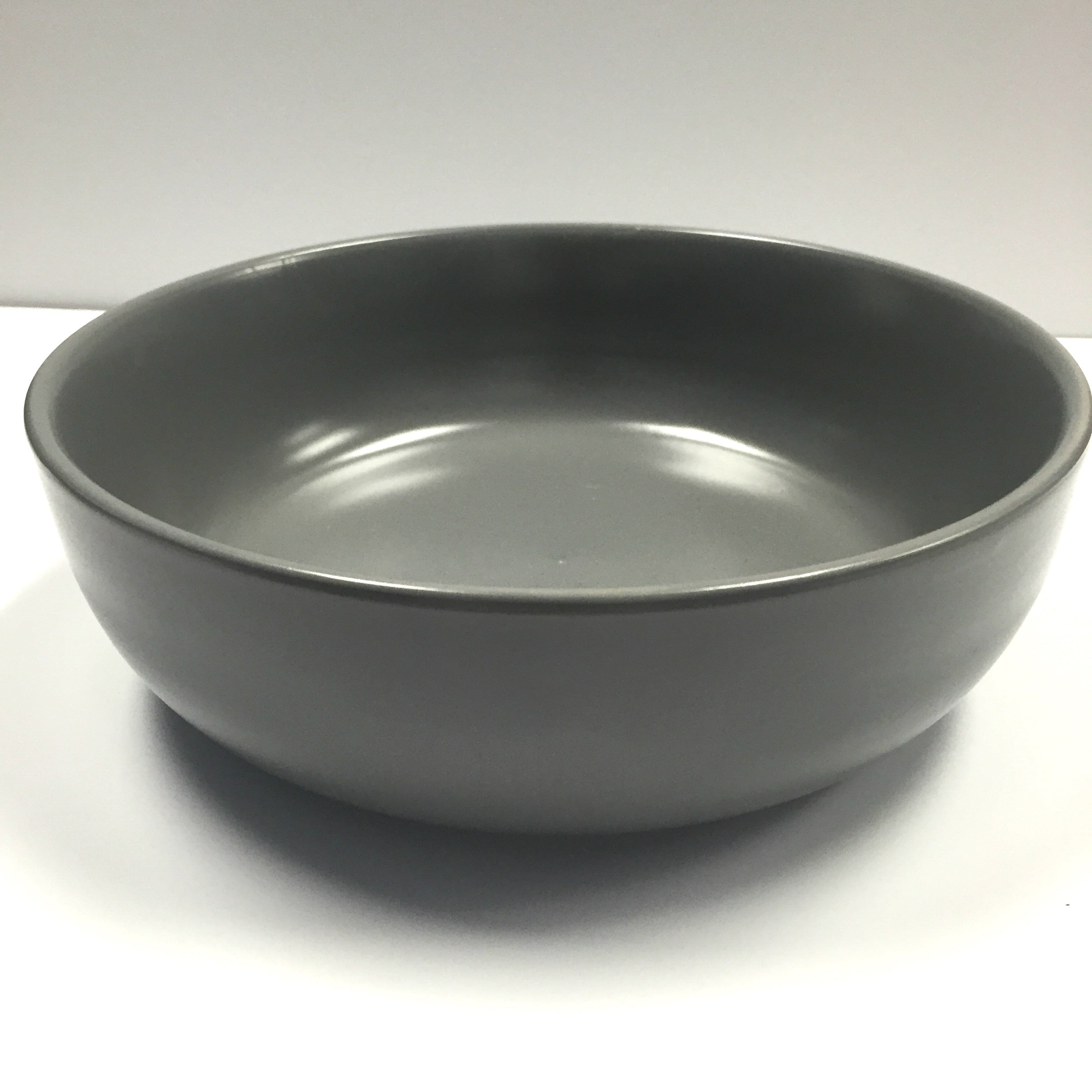 Mainstays 7.5" Gray Matte Stoneware Bowl