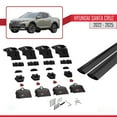 thumbnail image 5 of Compatible with Hyundai Santa Cruz (NX4A OB) 2022-2025 ACE-2 Car Roof Rack Cross Bar Black Aluminium 2 Bars, 5 of 9