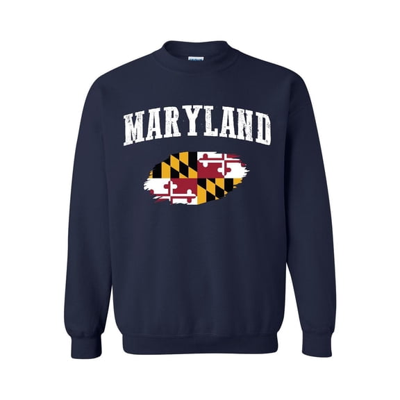 Mens Sweatshirts and Hoodies - Maryland Flag