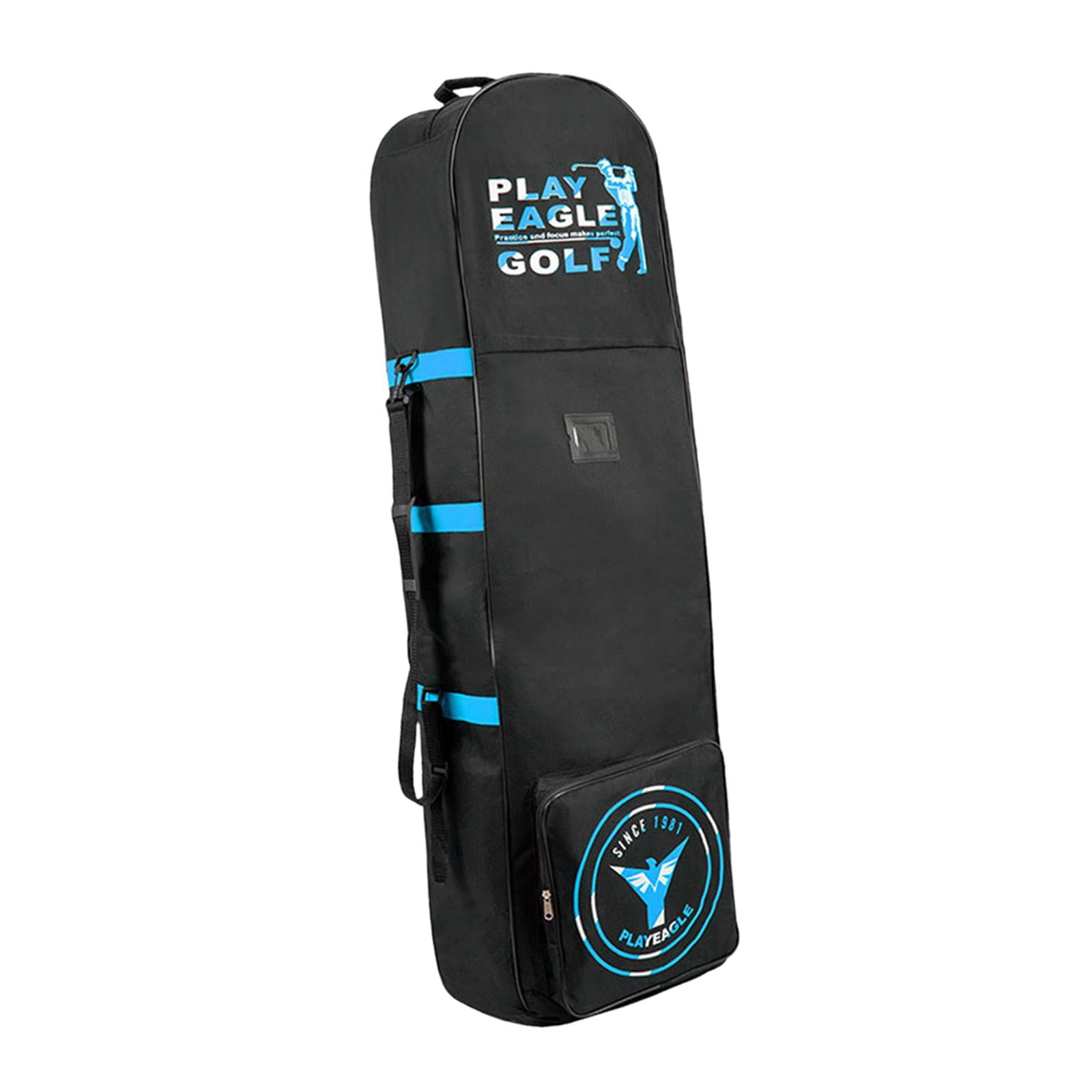 harayaa Airline Golf Travel Bag Golf Travel Cover Zipper Foldable Storage Bag Golf Clubs Blue