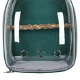thumbnail image 6 of Bird Carrier Bag Portable Parrot Pet Travel Backpack Cage with Stand Breathable Bird  Bag for Parrot Finches Hiking Lovebirds Green, 6 of 6