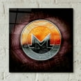 thumbnail image 4 of Epic Art 'XMR Monero Coin,' Acrylic Glass Wall Art, 12"x12", 4 of 8