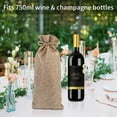 thumbnail image 4 of 10pcs Wine Bags, 14 x 6 1/4 inches Gift Bags with Drawstring, 4 of 8
