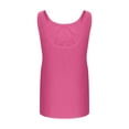 thumbnail image 4 of AKOEE Linen Tank Top Dress Womens Sleeveless Round Neck Casual Summer Short Dress with Pockets Beach Fashion Outfits (S, Hot Pink), 4 of 4
