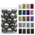 thumbnail image 5 of 34 piezas de adornos de bolas de Navidad irrompibles de 4 cm para decoración de fiesta de cumpleaños de boda de árbol de Navidad, 5 of 5