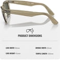 thumbnail image 4 of Ray-Ban RB2140 ORIGINAL WAYFARER CHANGE Square Shaped Non-Polarized Sunglasses for Men & Women - Includes Official RAYBAN Eyewear Kit - Ideal Formal & Casual Wear Sunglasses - Brown Lens, 4 of 7
