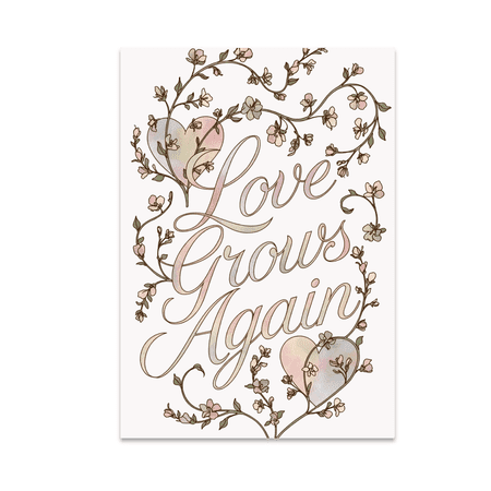 Hopeful Love Wall Art - Romantic Decor Enthusiast - 13x19 Poster Print