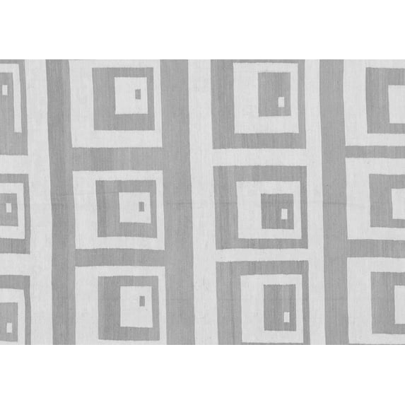 Ahgly Company Indoor Rectangle Solid Gray Modern Area Rugs, 4' x 6'