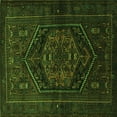 thumbnail image 1 of Ahgly Company Indoor Square Persian Green Traditional Area Rugs, 3' Square, 1 of 1