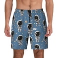 thumbnail image 2 of Goofa Astronaut Printed Men's Swim Trunks Board Shorts Quick Dry Mens Swimming Trunks with Compression Liner,Breathable Fit Hawaii Beach Shorts-X-Large, 2 of 9