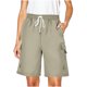thumbnail image 1 of Mujeres Pantalones Cortos Casual, Primavera/Verano Color Sólido, Ropa de Trabajo Bolsillo Pantalones Cortos para Mujeres, 1 of 7