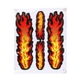 thumbnail image 3 of Unique Bargains Fire Flame Pattern Stick-on Decorative Ornaments Stickers for Auto Car Decal, 3 of 4