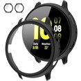 thumbnail image 1 of GFDYREE [2Pack] Compatible with Samsung Galaxy Watch Active 2 Screen Protector Case 40mm, Bumper Full Around Cover for Samsung Galaxy Watch Active2 40 (Matte Black, 40mm), 1 of 7