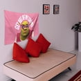 thumbnail image 2 of Tapiz para colgar en la pared con texto en microtela «Get Out Of My Swamp», 150 x 90 cm, 2 of 3