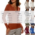 thumbnail image 4 of Womens Slim Knitted Tops Long Sleeve Button Up V Neck Sweaters for Women Ribbed Tight Pullover Fall Winter Top, 4 of 8