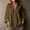 Army Green, variant on Womens Summer Oversized Button Down Shirts Half Sleeve V Neck Business Casual High Low Tops Loose Fit Blouses