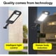 thumbnail image 2 of Matsuzay Lámpara de pared con Sensor inteligente, lámpara ambiental para patio, energía Solar, resistente al agua, para jardín, farol exterior, Iluminación y accesorios Matsuzay HA074066-01, 2 of 6