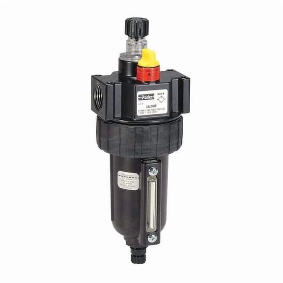 Parker Air Line Lubricator,1/2In,90 cfm,250 psi 17L34BE