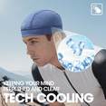 thumbnail image 5 of SAITAG 2 Pcs Cooling Skull Cap Helmet Liner - Moisture Wicking, Quick-Drying, Lightweight Beanie Head Wraps for Sports & Cycling, Men & Women, 5 of 8
