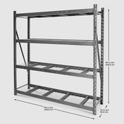 Gladiator 90 X 90 Heavy Duty Mega Rack With Four Adjustable Shelves