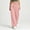 Pink, variant on LVHAOGJOB Womens Cargo Pants Straight Leg Wide Leg Pants Elastic Waist with Pockets Athletic Lightweight Trousers for Ladies