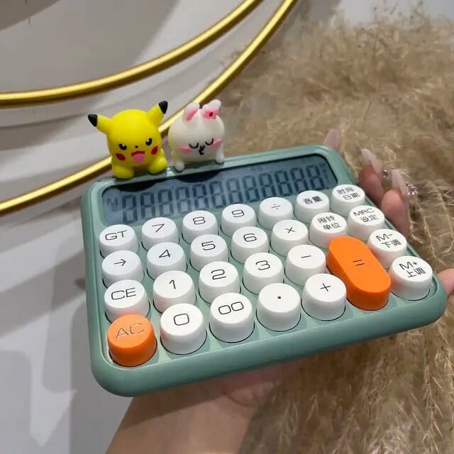 2023 Sanrio Hello Kitty Computer Finance Accounting Commercial Calculator The New Voice Luxury Super Cute Girl Heart Creativity