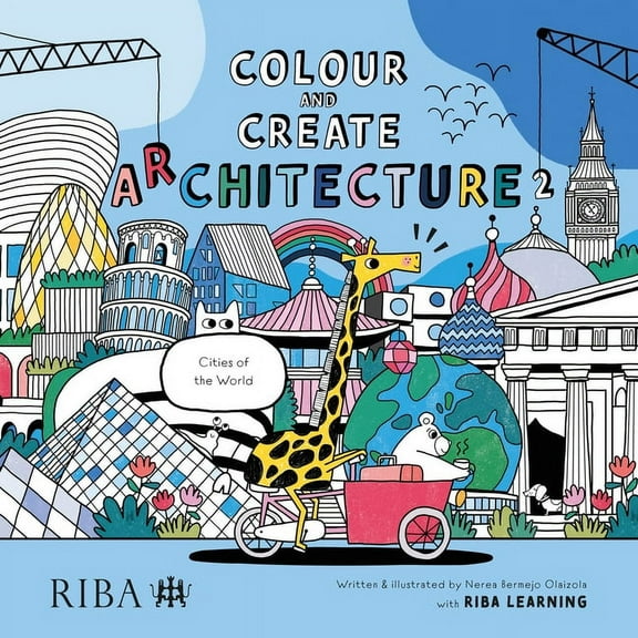 Colour and Create Architecture 2: Cities of the World (Paperback)