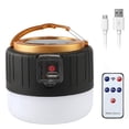 thumbnail image 2 of Solar LED Camping Lantern Rechargeable, Emergency Lantern - Remote Control Flashlight Tent Lights, Power Bank, 3 Light Modes, Outdoor Camping Travel Fishing Hiking Light, 2 of 5