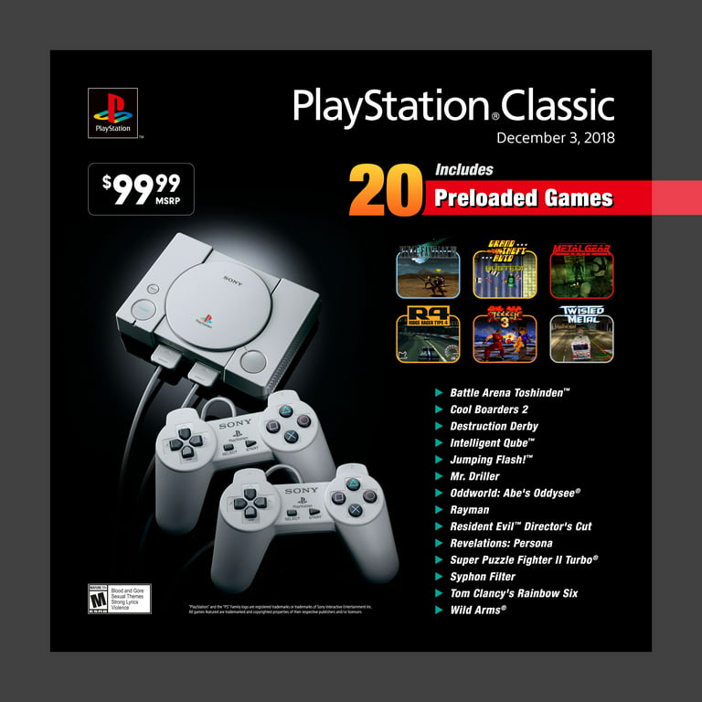 Sony PlayStation Classic Console, 3003868 - Walmart.com