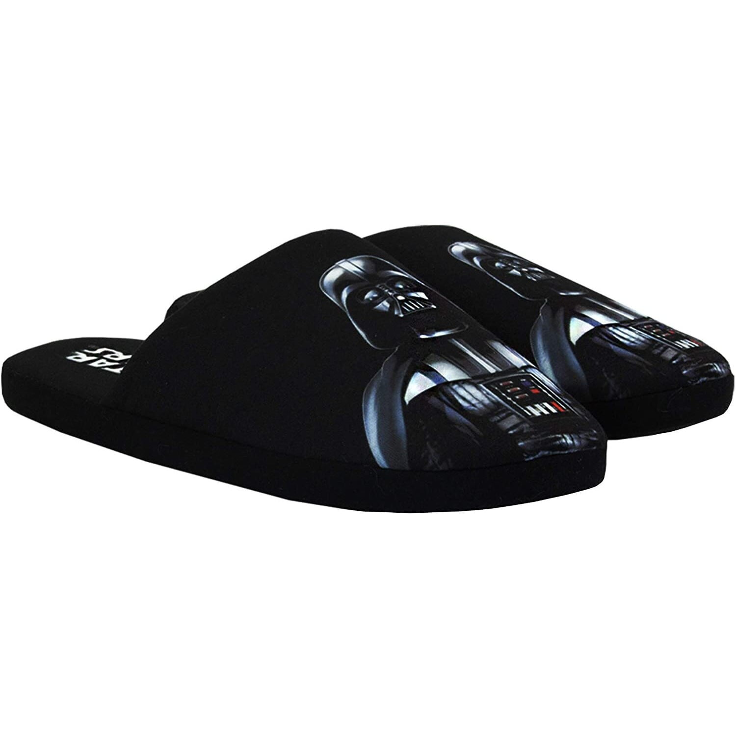 Star Wars Mens Dark Side Darth Vader Slippers Black 12 13
