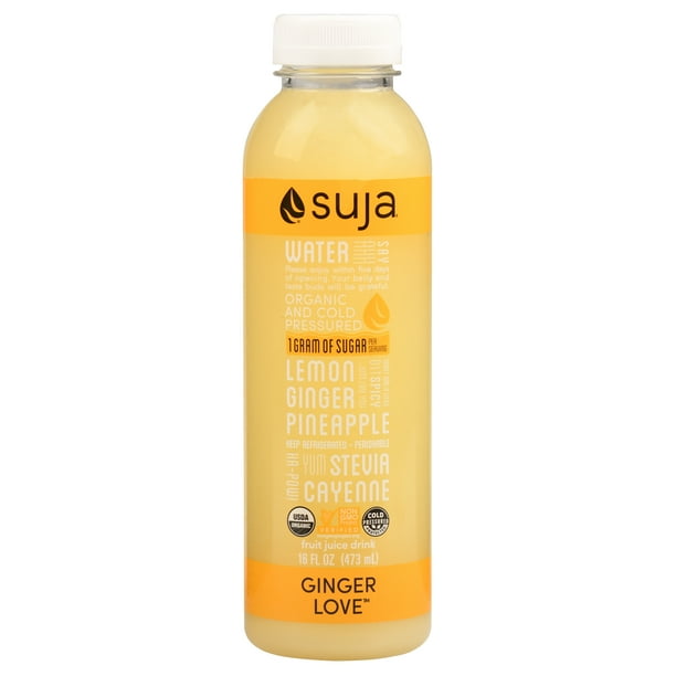 Suja Organic Cold Pressed Juice Ginger Love, 16 fl oz