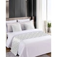 thumbnail image 4 of Bed Runner Scarf Cal King Size, Black White Branches Stain Bed Runners & Scarves for Foot of Beds, Vintage Art Farmhouse Decorative Bedding Runner Scarf for Hotel Home Bedroom 102 x20 Inch, 4 of 6