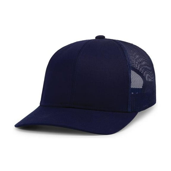 Pacific Headwear P114.F85.OS Low-Pro Trucker Cap, True Navy - One Size