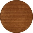 thumbnail image 1 of Ahgly Company Indoor Round Contemporary Mahogany Brown Abstract Area Rugs, 5' Round, 1 of 6