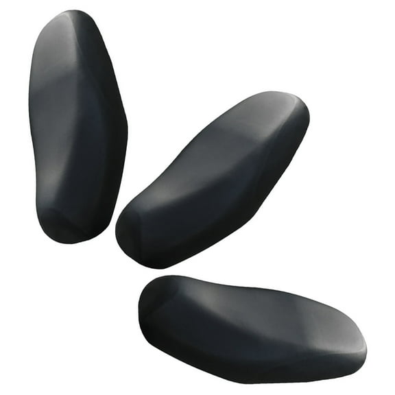 WASHWEPE Motorcycle Seat Covers 3Pcs Black Waterproof Technology