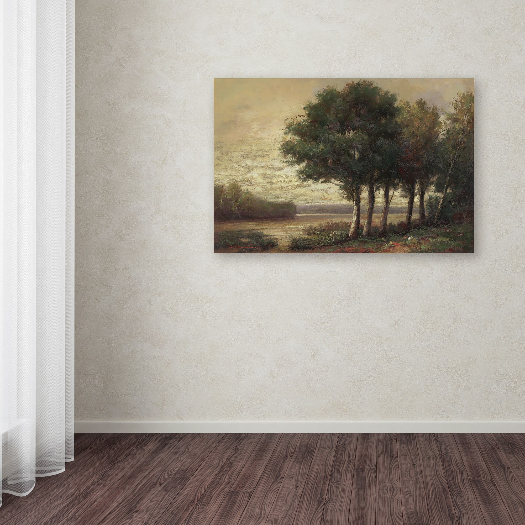Trademark Fine Art "Tranquility" Canvas Art by Daniel Moises