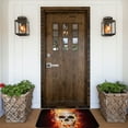 thumbnail image 5 of KLL Satanic Skull Print Front Door Mat Indoor Outdoor Entrance, Non-Slip Mat All-Weather Doormat Indoor Outdoor Rug Patio Porch Entryway Mat, 23.6''x15.7'', 5 of 7