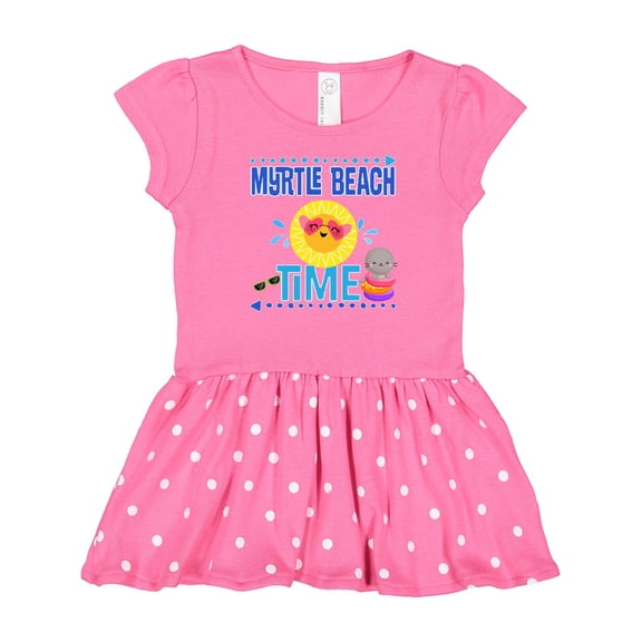 Inktastic Myrtle Beach Vacation Time Gift Baby Girl Dress