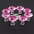 thumbnail image 1 of SKISUNO 8Ud Manijas Para Gabinete Cajones De Cristal Rosa Y Aleación De Zinc Para Cocina, 1 of 8