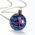 thumbnail image 6 of Octopus Necklace Personalized Custom Photo Round Pendant Adjustable Stainless Steel Necklaces with Gift Box for Men Women Mothers Valentine's Jewelry Gift, 6 of 6