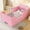 Pink+MDF+Pine+Plywood+Twin, variant on LHYY Floor Bed Frame,Cot Bed for and Ages 3-6,Bear Shape Bed,Pink
