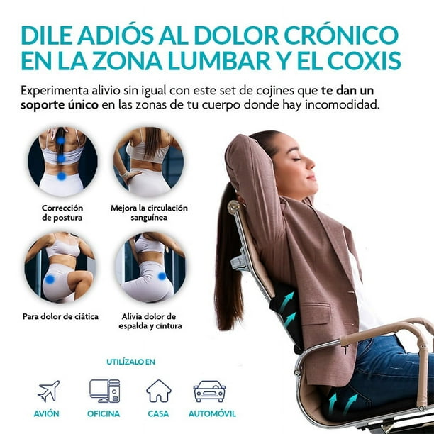 Coxis Almohada Lumbar Para Asientos Cojin Lumbar Cojin Para Dolor