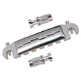 thumbnail image 3 of Pieza trasera de puente envolvente compensada plateada para reemplazo de guitarra LP Plata kusrkot Tailpiece de guitarra de estilo LP, 3 of 8