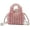 Pink, variant on CoCopeaunts Evening Bag for Women Cute Handbag Mini Hobo Bag Crossbody Bag Women Rhinestone Pearl Woven Purse Party Wedding Clutch Bag