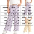 thumbnail image 4 of Rvasteizo Kids Pants Print Heart Summer Ice Silk Cool Wide Leg Elastic Waist Outer Wear for All Boys Girls Sizes, 4 of 5