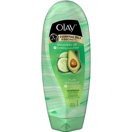 olay cucumber wash body avocado soothing oz ribbons oils moisturizer essential oil fl