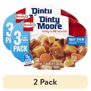 (2 pack) DINTY MOORE Beef Stew, Shelf-Stable, 12 Grams Protein, 9 oz Plastic Microwaveable Tray (3 Pack)