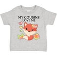 thumbnail image 3 of Inktastic My Cousins Love Me Little Fox Boys or Girls Toddler T-Shirt, 3 of 5