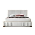 thumbnail image 2 of Acme Kaleea Ek Bed, Light Gray Chenille & Walnut, 2 of 5